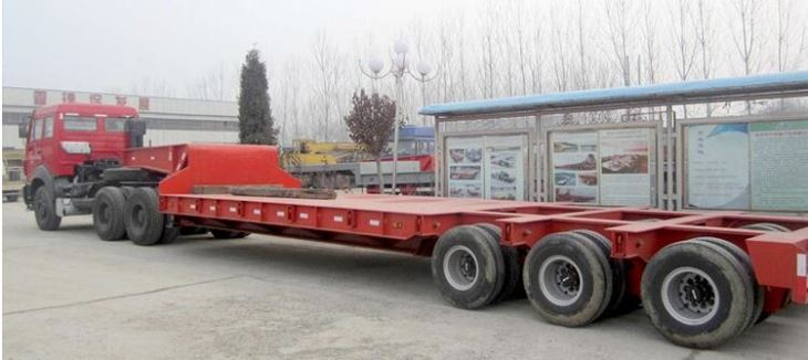 Remorque multi-essieu lowbed