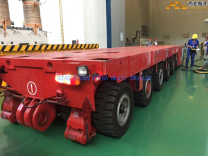 Transporteur modulaire de remorque SPMT avec moteur électrique
